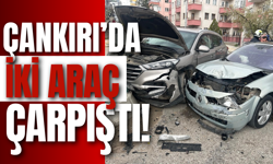 Çankırı’da İki Araç Çarpıştı!