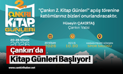 Çankırı’da Kitap Günleri Başlıyor!