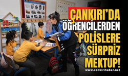 Çankırı’da Öğrencilerden Polislere Sürpriz Mektup!
