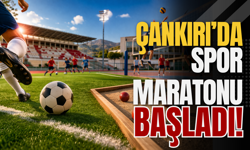 Çankırı’da Spor Maratonu Başladı!