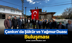 Çankırı’da Şükür ve Yağmur Duası Buluşması