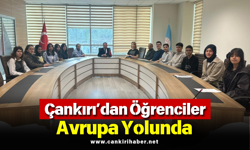 Çankırı’dan Öğrenciler Avrupa Yolunda