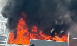 Çatıdaki Yangın Paniğe Neden Oldu!