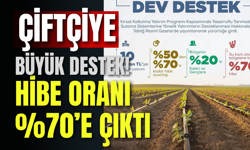 Çiftçiye Büyük Destek! Hibe Oranı %70’e Çıktı