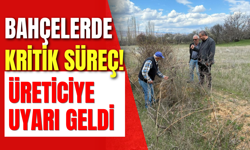 Bahçelerde Kritik Süreç! Üreticiye Uyarı Geldi