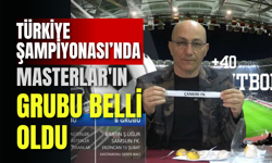 Türkiye Şampiyonası’nda Masterlar'ın Grubu Belli Oldu
