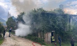 Metruk Bina Alev Alev Yandı!