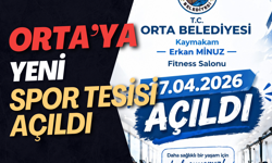 Orta’ya Yeni Spor Tesisi Açıldı