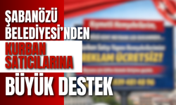 Şabanözü Belediyesi’nden Kurban Satıcılarına Büyük Destek