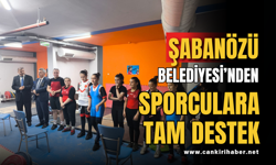Şabanözü Belediyesi’nden Sporculara Tam Destek
