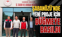 Şabanözü’nde Yeni Proje İçin Düğmeye Basıldı