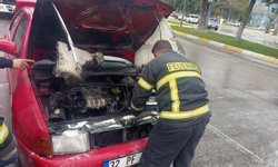 Seyir Halindeki Otomobil Alev Aldı!