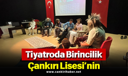 Tiyatroda Birincilik Çankırı Lisesi’nin