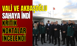Vali Ve Akbaşoğlu Sahaya İndi: Kritik Noktalar İncelendi