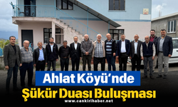 Ahlat Köyü’nde Şükür Duası Buluşması