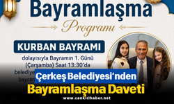 Çerkeş Belediyesi’nden Bayramlaşma Daveti