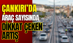 Çankırı’da Araç Sayısında Dikkat Çeken Artış