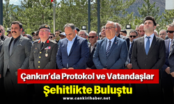 Çankırı’da Protokol ve Vatandaşlar Şehitlikte Buluştu