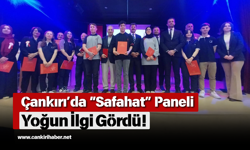 Çankırı’da “Safahat” Paneli Yoğun İlgi Gördü!