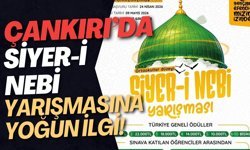 Çankırı’da Siyer-i Nebi Yarışmasına Yoğun İlgi!