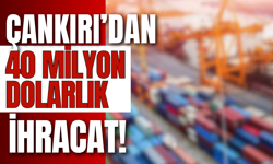 Çankırı’dan 40 Milyon Dolarlık İhracat!