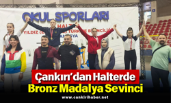 Çankırı’dan Halterde Bronz Madalya Sevinci