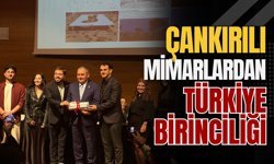 Çankırılı Mimarlardan Türkiye Birinciliği