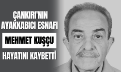 Çankırı'nın Ayakkabıcı Esnafı Mehmet Kuşçu Hayatını Kaybetti
