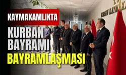 Kaymakamlıkta Kurban Bayramı Bayramlaşması