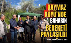 Kaymaz Köyü’nde Baharın Bereketi Paylaşıldı