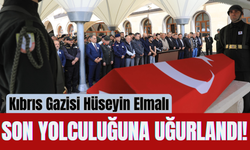Kıbrıs Gazisi Hüseyin Elmalı Son Yolculuğuna Uğurlandı!