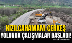 Kızılcahamam–Çerkeş Yolunda Çalışmalar Başladı!
