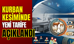 Kurban Kesiminde Yeni Tarife Açıklandı