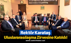 Rektör Karataş Uluslararasılaşma Zirvesine Katıldı!