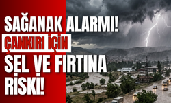 Sağanak Alarmı: Çankırı İçin Sel ve Fırtına Riski