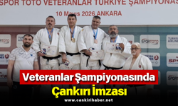 Veteranlar Şampiyonasında Çankırı İmzası