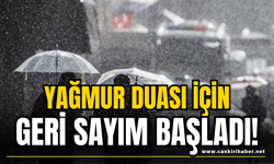 Yağmur Duası İçin Geri Sayım Başladı!
