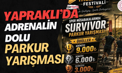 Yapraklı’da Adrenalin Dolu Parkur Yarışması