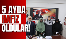5 Ayda Hafız Oldular!