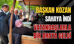 Başkan Kozan Sahaya İndi: Vatandaşlarla Bir Araya Geldi