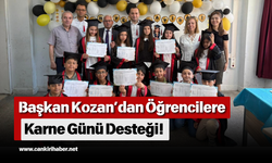Başkan Kozan’dan Öğrencilere Karne Günü Desteği!