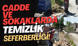 Cadde ve Sokaklarda Temizlik Seferberliği!