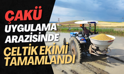 ÇAKÜ Uygulama Arazisinde Çeltik Ekimi Tamamlandı