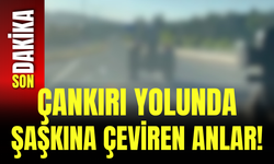 Çankırı Yolunda Şaşkına Çeviren Anlar!