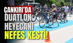Çankırı’da Duatlon Heyecanı Nefes Kesti!