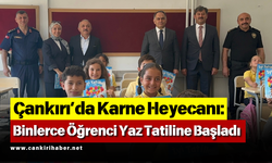 Çankırı’da Karne Heyecanı: Binlerce Öğrenci Yaz Tatiline Başladı