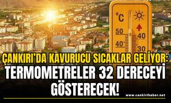 Çankırı’da Kavurucu Sıcaklar Geliyor: Termometreler 32 Dereceyi Gösterecek!