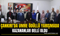 Çankırı’da Umre Ödüllü Yarışmada Kazananlar Belli Oldu