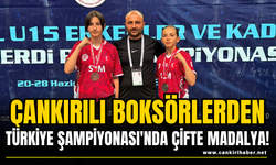 Çankırılı Boksörlerden Türkiye Şampiyonası'nda Çifte Madalya!