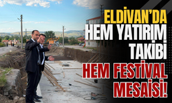 Eldivan’da Hem Yatırım Takibi Hem Festival Mesaisi!